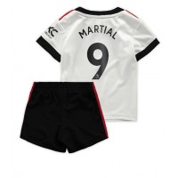 Fotbalové Dres Manchester United Anthony Martial #9 Dětské Venkovní 2022-23 Krátký Rukáv (+ trenýrky)